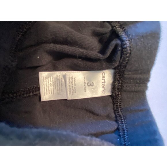 Infant Skeleton Halloween Pajama Set Black & White Long Sleeve Top & Pants 3M - Picture 9 of 9